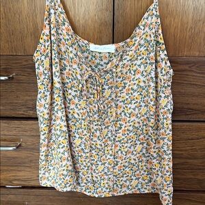 Boutique Floral Strappy Top Size M